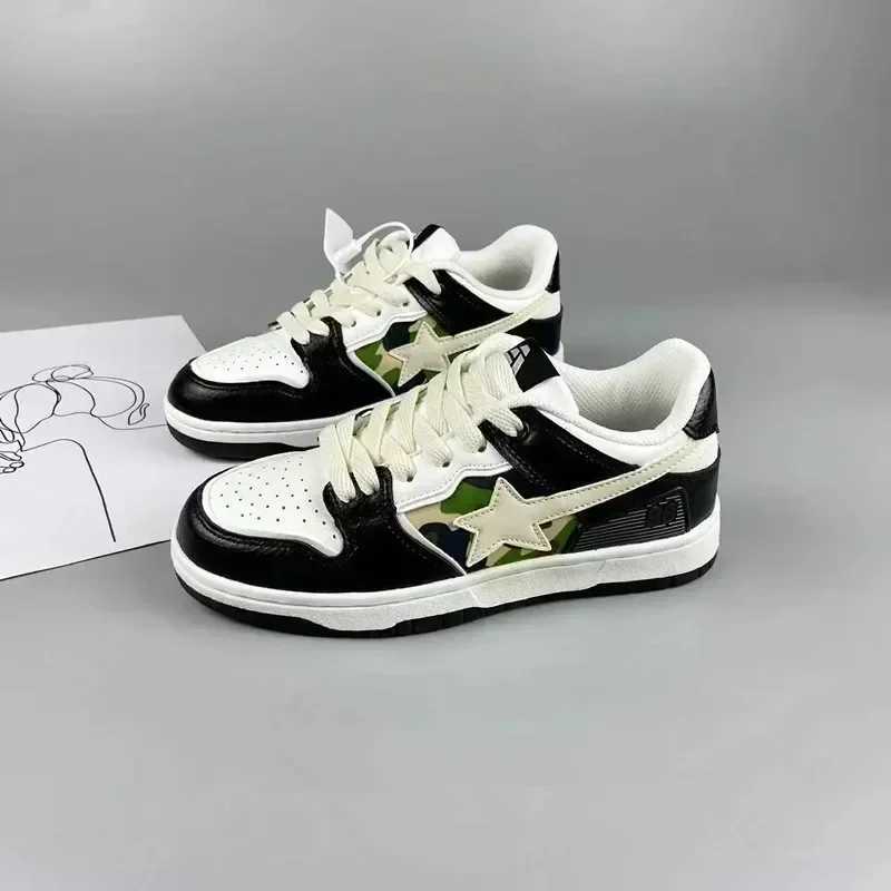 High Street Trend Y2K Net Shoes Mens and Wens Hip Hop Punk Skates Make Old Star Skates Top Sneakers Wen Shoes Y250306