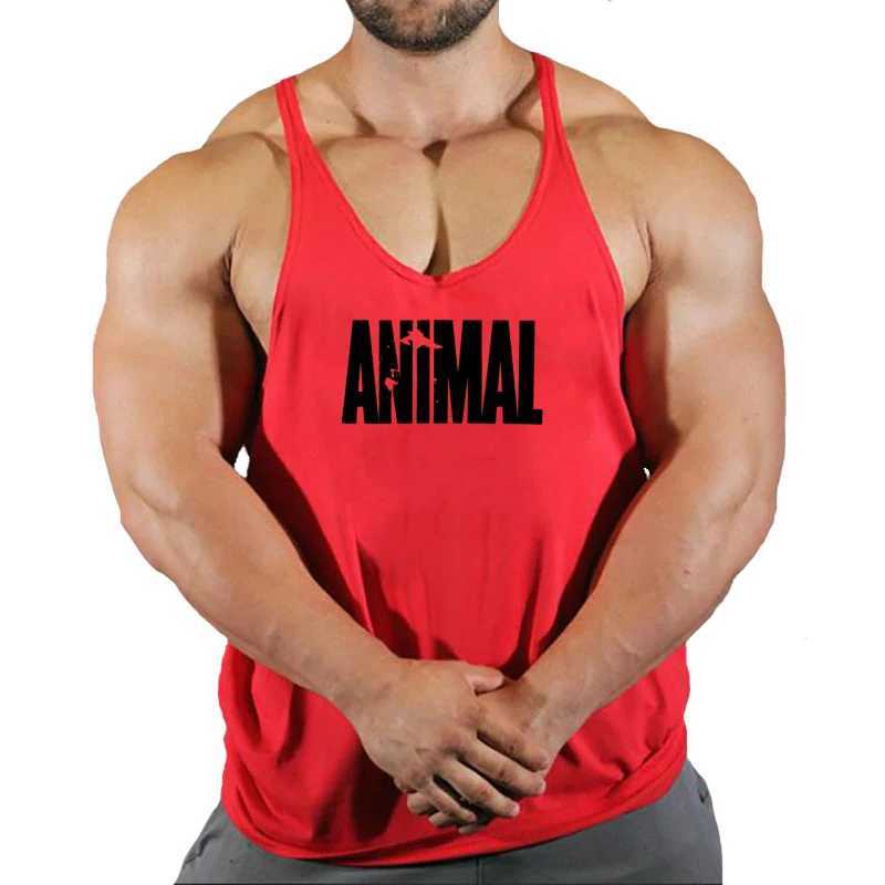 Brand Animal Gym Tank Top Men Fitness Clothing Mens Bodybuilding Tank Tops Summer Gym Clothing for Male Sleeveless Vest ShirtT250318