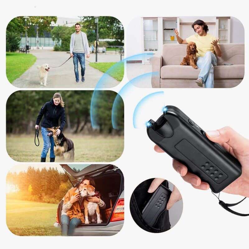 Ultrasonic Repeller Chaser Stop Bark Anti Barking Electronic Device Pet Dog Trainer