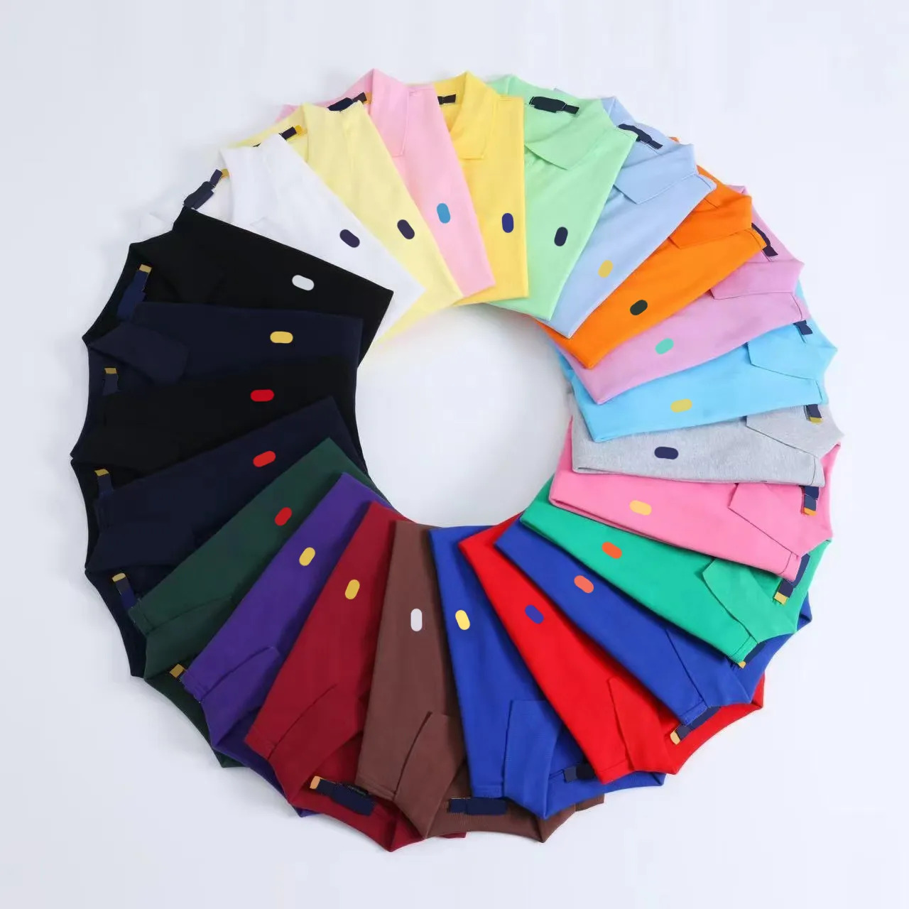 Mens shirt short sleeve Tee embroidery Cotton designer Business women Shirts Casual homme pony Big Small pony golf