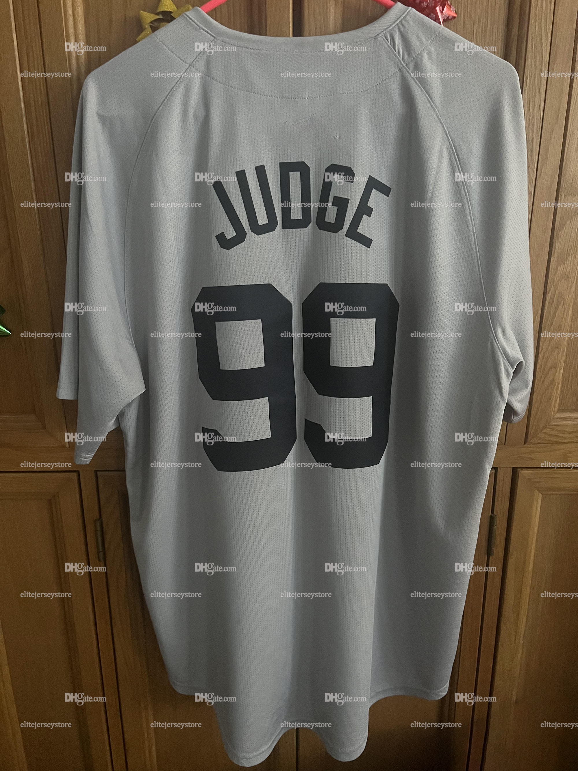 Personalized Custom Baseball Jersey 99 Aaron Judge Bellinger Volpe LeMahieu Wells Stroman Fried Cole Embroidered Letter Number Design