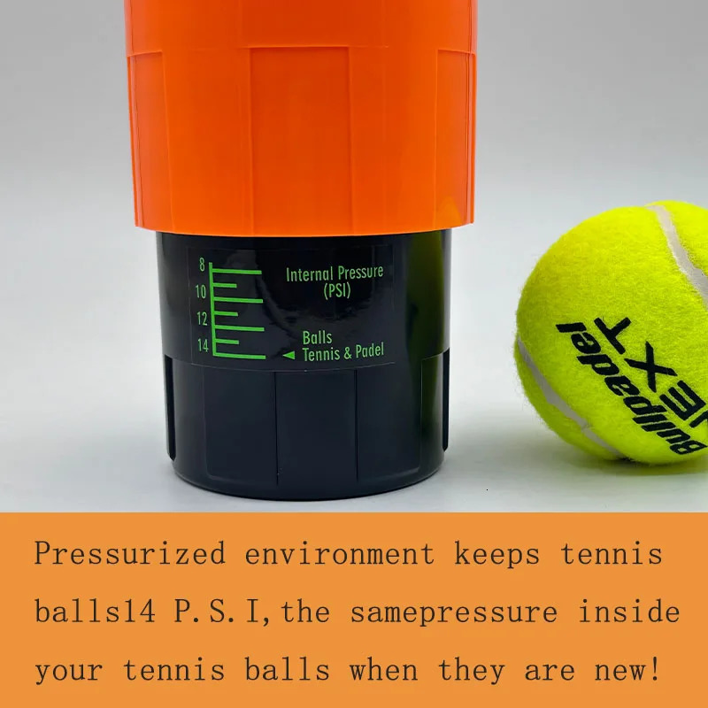 Tennis Ball Pressure Maintain Repair Container For Beach Tennis Ball Shape Restore Bounce Ball Protect Pressurizer Saver 250306