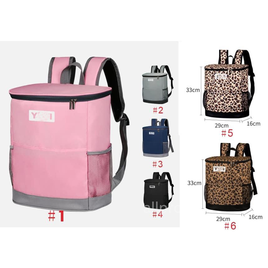 New thermal insulation backpack outdoor picnic leakproof cold ice pack Backpack Large capacity picnic bag