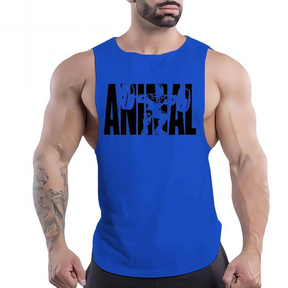 Gym Clothing Men Tank Top Sleeveless Shirt Basketball Outdoor Fashion Leisure Breathable Four Seasons Quick Dry Y2k Sport FnafT250318