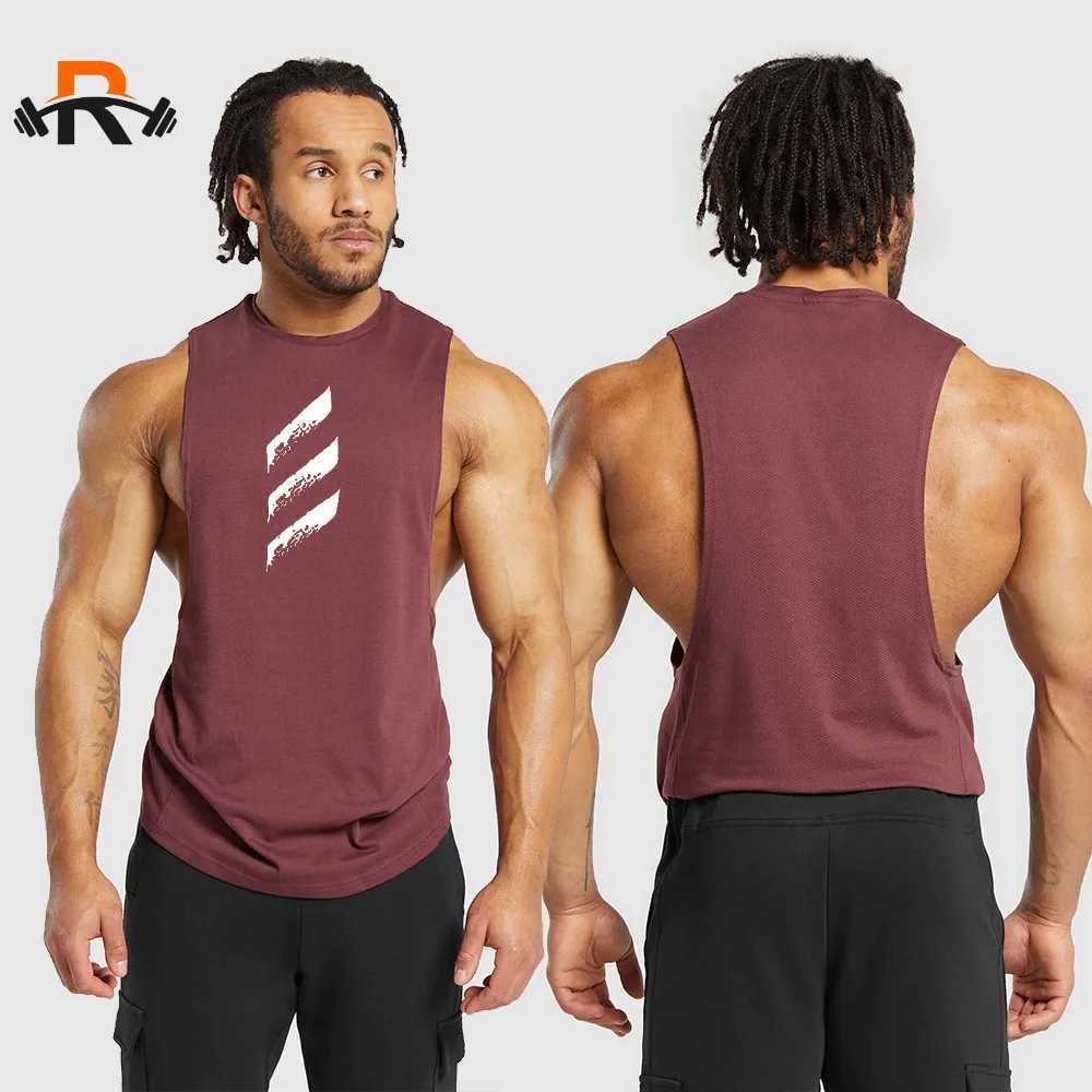 Mens Fitness Clothing Summer Quick Dry Vest Jogging Bodybuilding Sleeveless Shirt Breathable Round Neck Casual Muscle Tank TopT250318