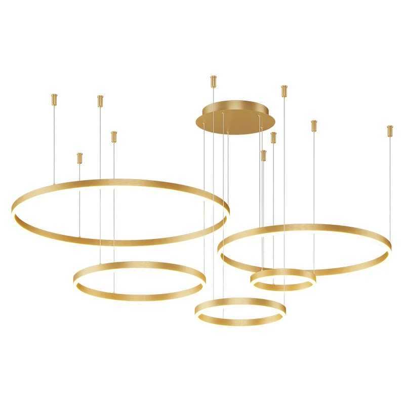 Modern Led Ceiling Chandelier Circular Ring Chandelier Living Bedroom Dining Room Lighting Home Indoor Lighting Decor Chandelier X250307