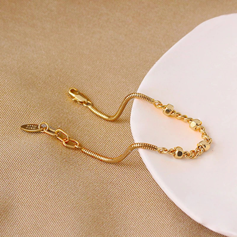 Fashion Jewelry Elegant Temperature Metal Chain Bracelet Womens Party Gift Simple Accessories Trend 250303