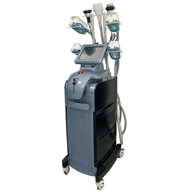 VM Vertical Non-Invasive Cryolipolysis 7 In 1 Cryo Freezing Effective Weight Loss Cryolipolyse Cavitation RF Body Sculpting Jawline Contouring Ma