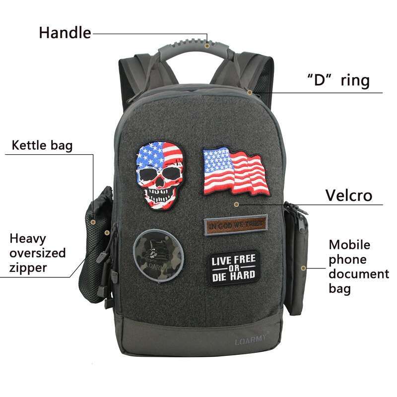 35L Outdoor Backpack Rucksacks Men Waterproof Multi-Function Military Tactical Laptop Bag Heavy Duty Hiking Backpack Heavy Duty Hiking Backpack