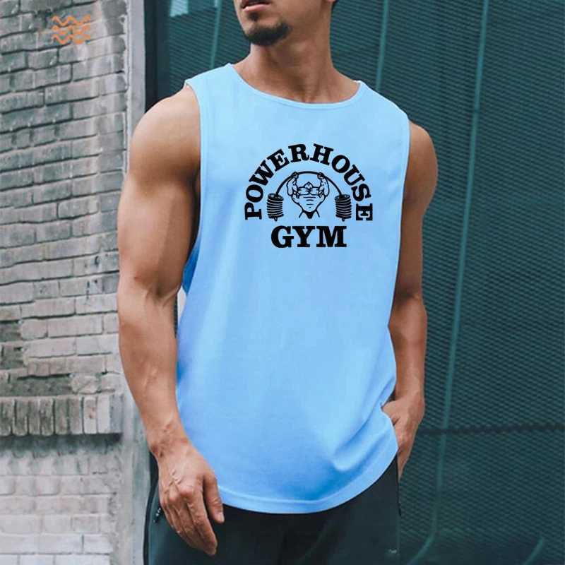 Outdoor Fitness Sports Mens Vest Casual Comfortable Sleeveless Tees Fashion Breathable Gym T-shirt Man Street Hip Hop Tank TopT250318