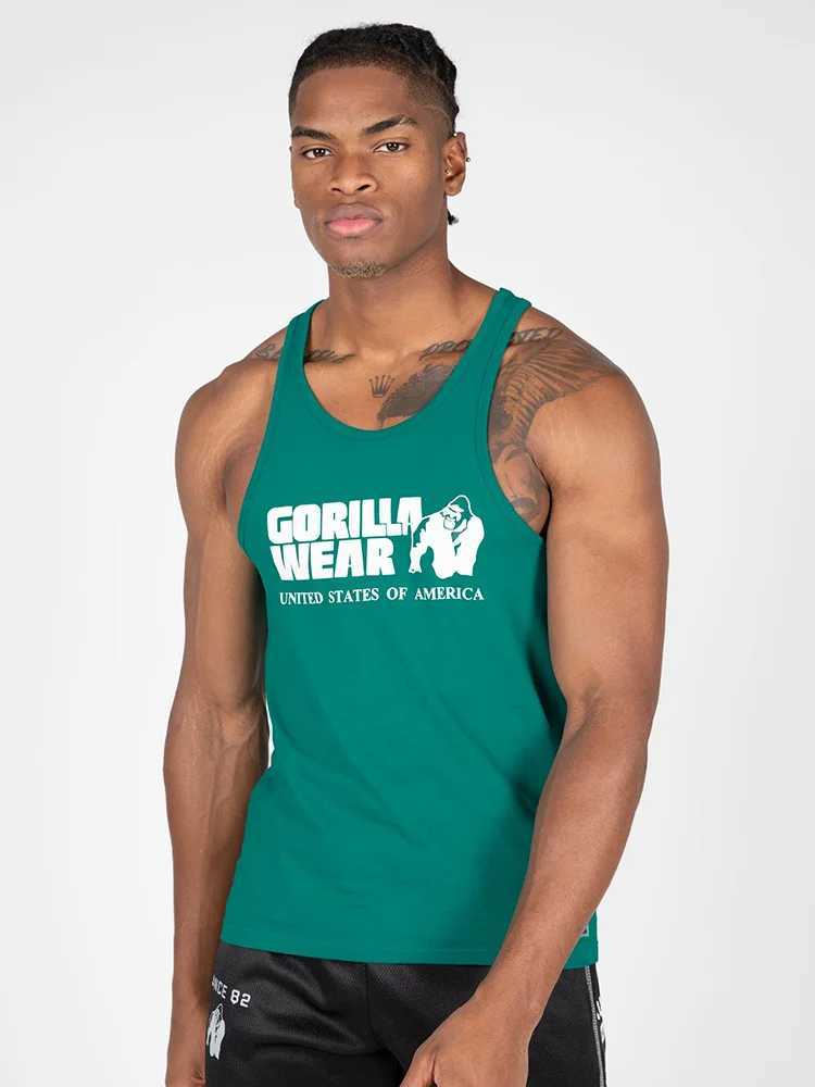 New Mens Summer Europe And The United States Style Relaxed Casual Fashion Vest Soaking Wet Gas Soft Skin Sports Fitness VestT250318