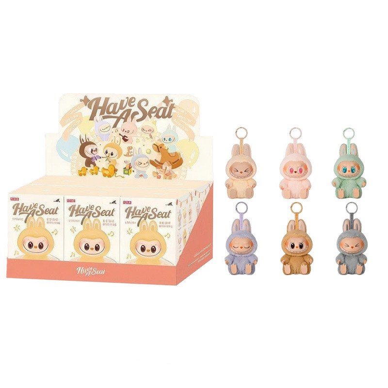 Labubu Have A Seat Series Blind Box Cute Enamel Face Labubu The Monsters Action Figurine Anime Model Doll Toy Gift In stock labubu 1a2