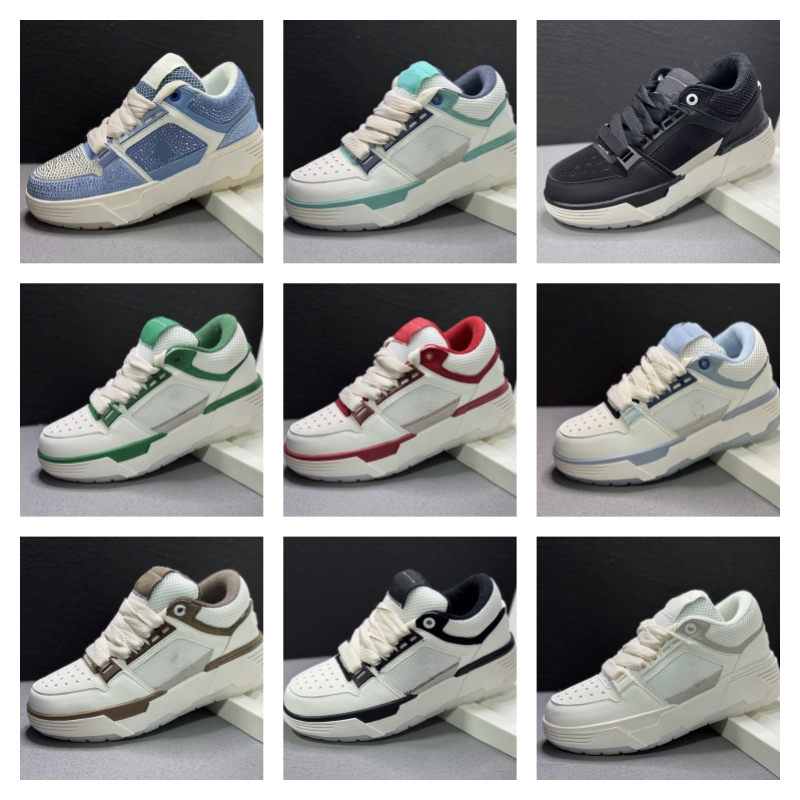 MA-1 lace-up Bread Sneaker Luxury Designer Men Women Platform Shoes Mesh leather Stadium Hardware-logo Leather outdoors Trainers Sneakers