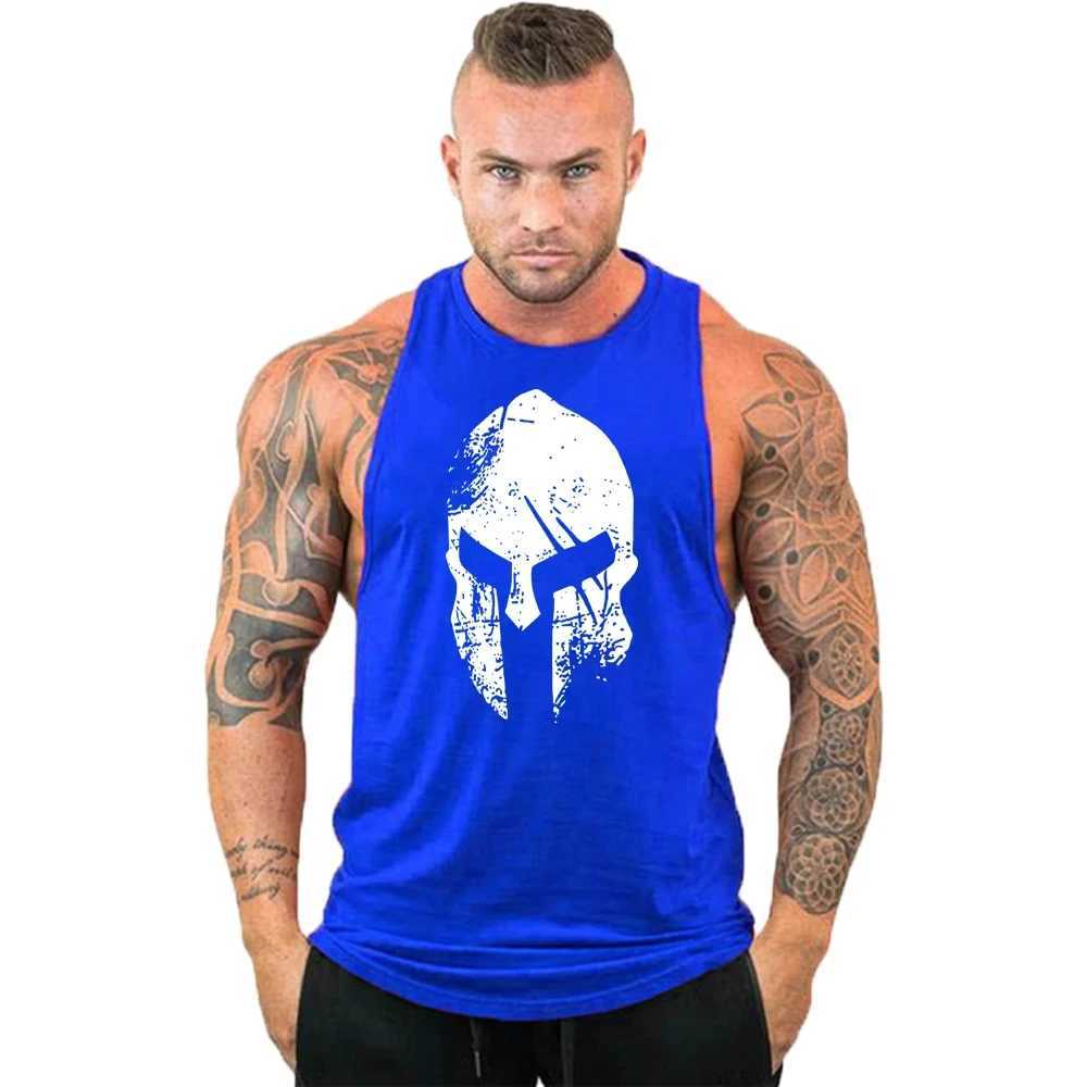 Gym Top Men Shirt Man Muscle Fit T-shirt Fitness Bodybuilding Stringer Vest Clothes Clothing Mens Singlets Muscular T-shirtsT250318
