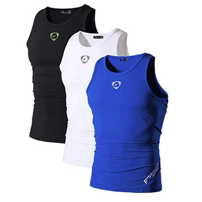 Jeansian 3 Pack Sport Tank Tops Tanktops Sleeveless Shirts Running Grym Workout Fitness LSL3306 PackAT250318