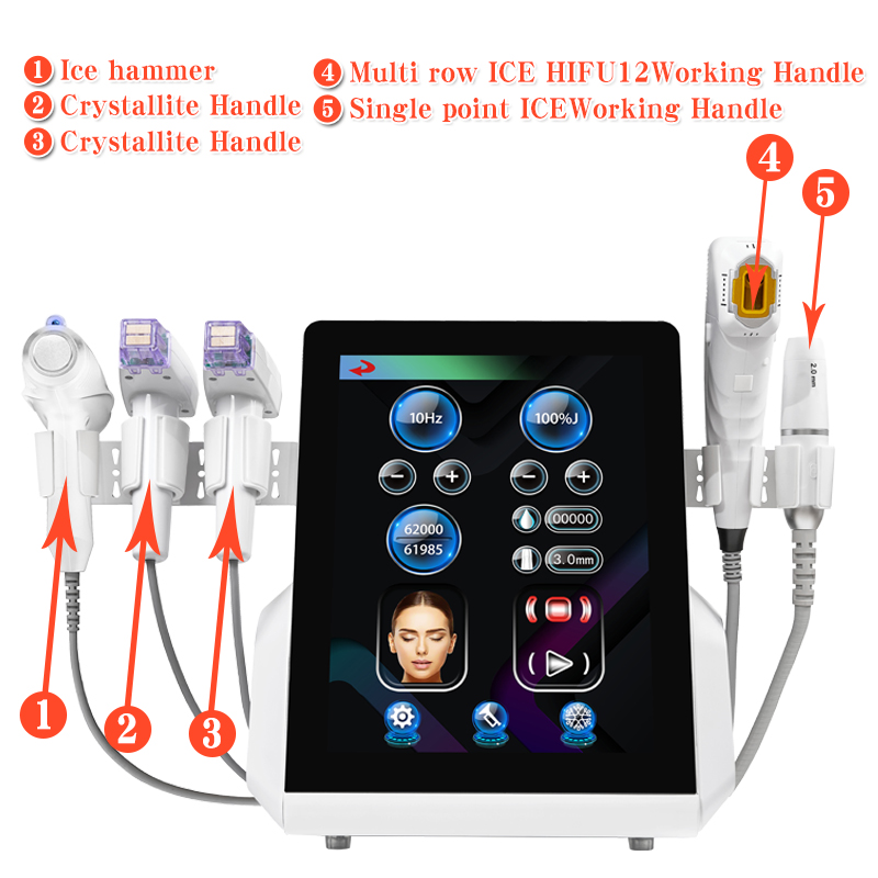 12D Cooling HIFU Vmax face and body treatment device in beauty clinic