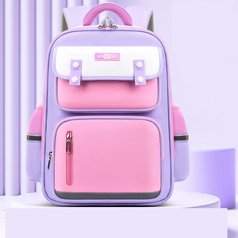waterproof children School Bags boys Girls primary school Backpac kids book bag Schoolbag Orthopedic Backpack mochila infantil 240726