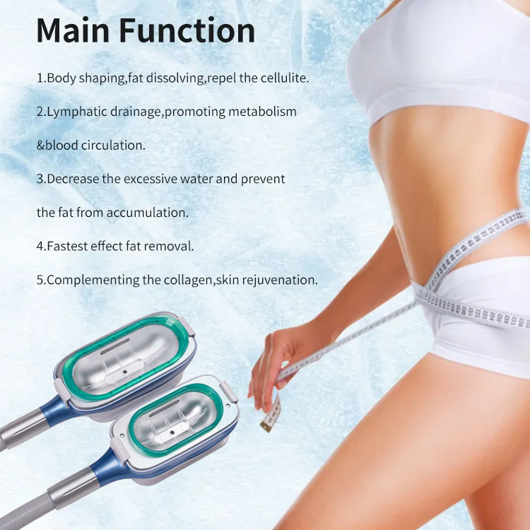 VM Vertical Non-Invasive Cryolipolysis 7 In 1 Cryo Freezing Effective Weight Loss Cryolipolyse Cavitation RF Body Sculpting Jawline Contouring Ma