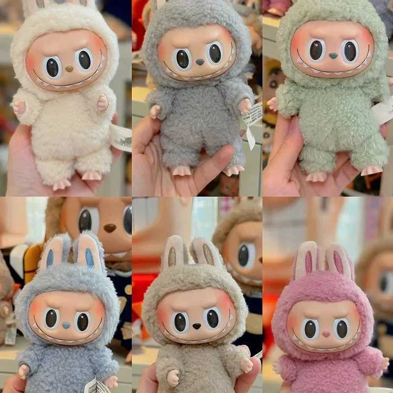 Labubu The Monsters Heartbeat Macaron Enamel Face Blind Box Pvc Figurine Tabletop Ornament Kawaii Doll Kid Christmas GiftC250307