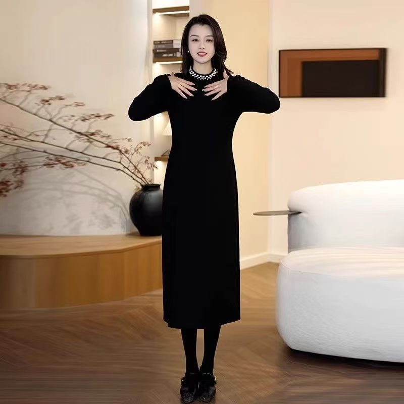 MU3200 Spring new style temperament Internet celebrity live broadcast hot style slim dress light luxury versatile women's clothing