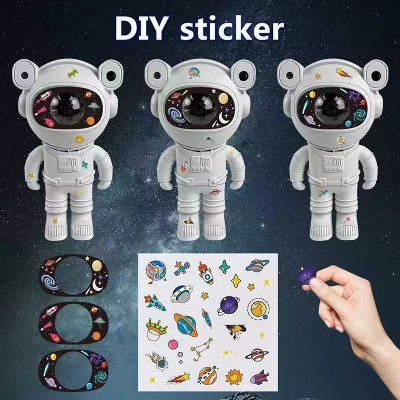 New Arrival Bluetooth Astronaut Star Light Projector LED Bedroom Ambiance Night Light Aurora Moon Nebula Galaxy Lighting for Kids Z250307