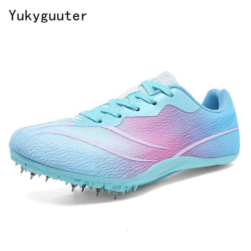 Men Track Field Wen Spikes Sneakers Athlete hot Running Training Lightweight Racing Mah Spike Sport Shoes Plus Size 35-45 Z250307