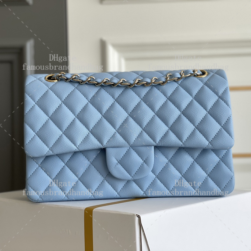 Elegant Medium Flap Bag for Women - Calfskin Leather Shoulder & Crossbody Style (25.5 cm) 24C04B