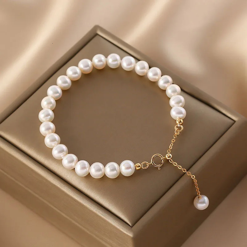 SUYU Freshwater Pearl Bracelet Summer Womens Light Versatile And Unique Bracelet Accessories 250303