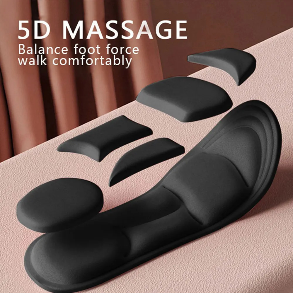 4PCS 5D massage memory foam pad thick breathable comfortable suitable for high floor mats 250306