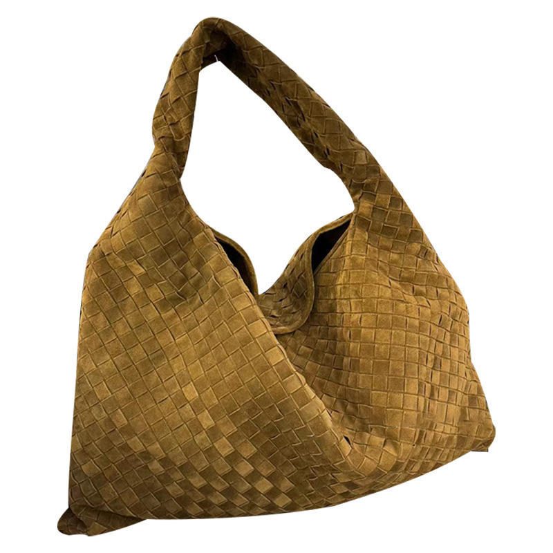 Instagram Iuencer's Casual Versatile Lazy Style Woven One Shoulder Underarm Bag, 2024 Autumn And Winter New Women's Bag