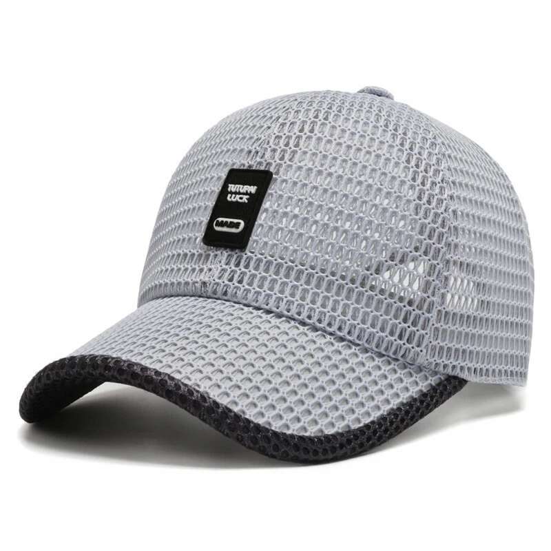 2025 Men's Mesh Baseball Breathable Summer Caps Dad Hat Outdoor Fishing Hats Bone Gorras Snapback Trucker Cap Women hat