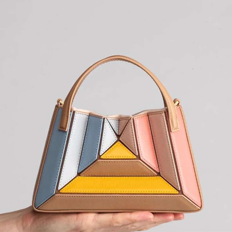 Contrast Purses Handbags For Women Designer 2023 New In Fashion High Quality Lady Square Small Shoulder Crossbody Bags