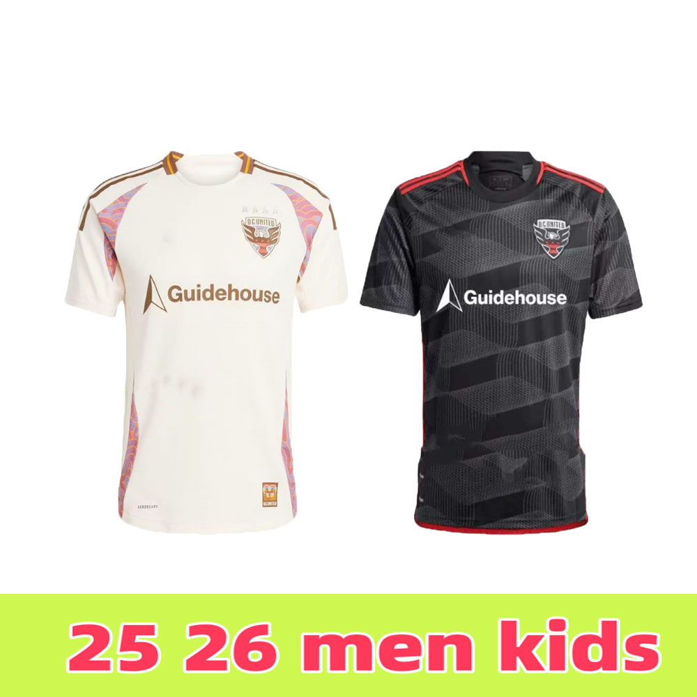 2025 2026 DC United Soccer Jerseys KLICH BENTEKE KAMARA BIRNBAUM 25 26 home FLORES ESTRADA GRESSEL CANOUSE Football Shirt PEREZ ROBERTHA YOW ALFARO