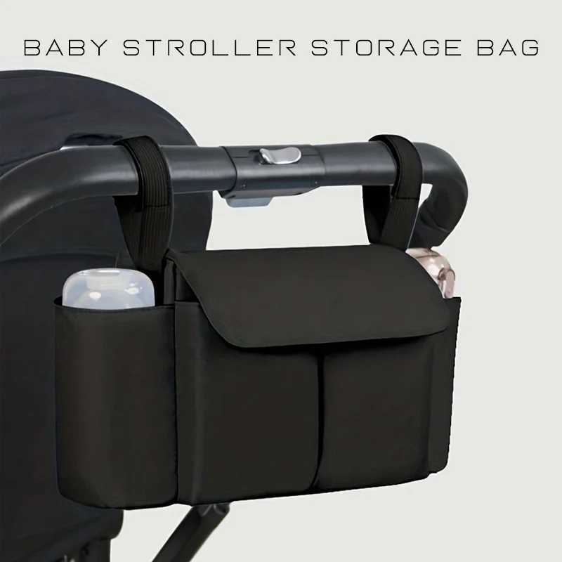 Baby stroller organizer bag mummy large capacity travel hanging bag bottle rack baby stroller accessories W250307