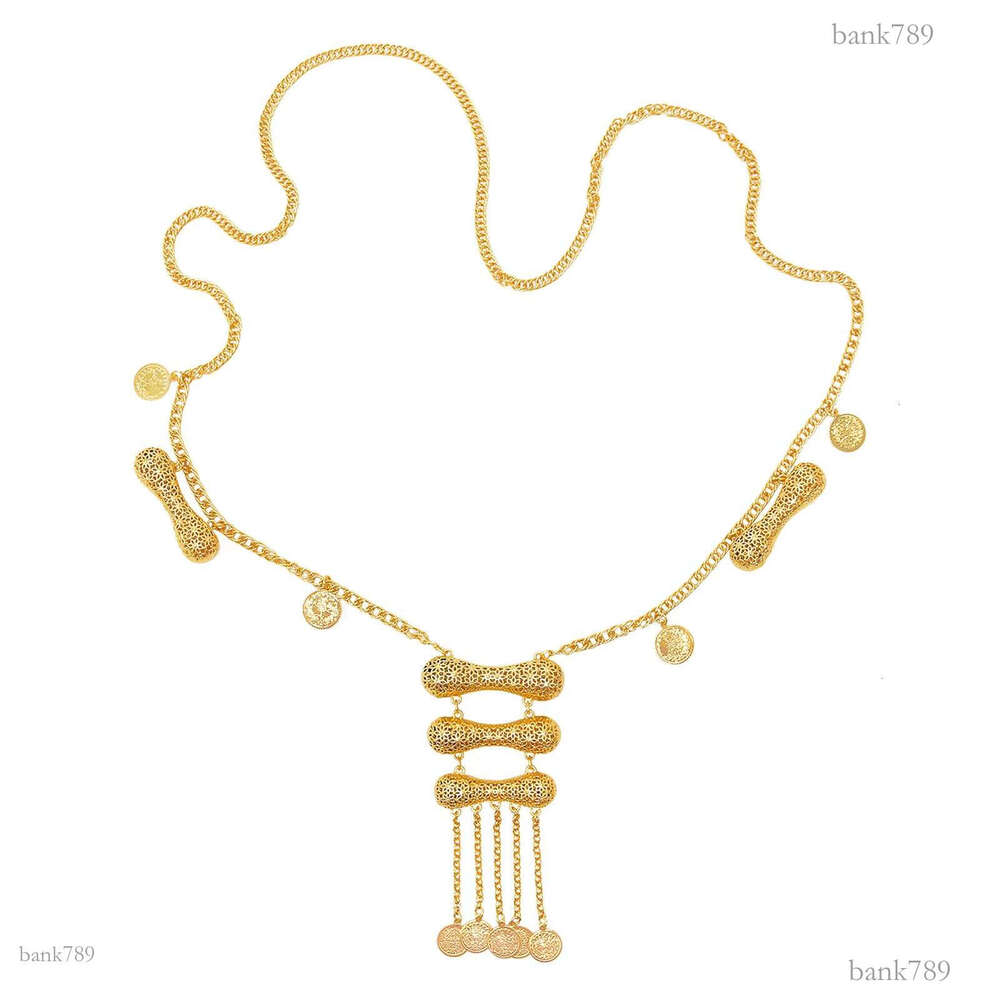 Navel Bell Button Rings Handmade Jewelry Body Chain For Bridal Kurdish Wedding Jewelry Chain With Coins Gold Plated Ethnic Bridal Gifts 2
