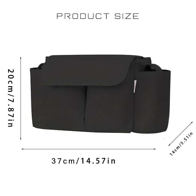 Baby stroller organizer bag mummy large capacity travel hanging bag bottle rack baby stroller accessories W250307