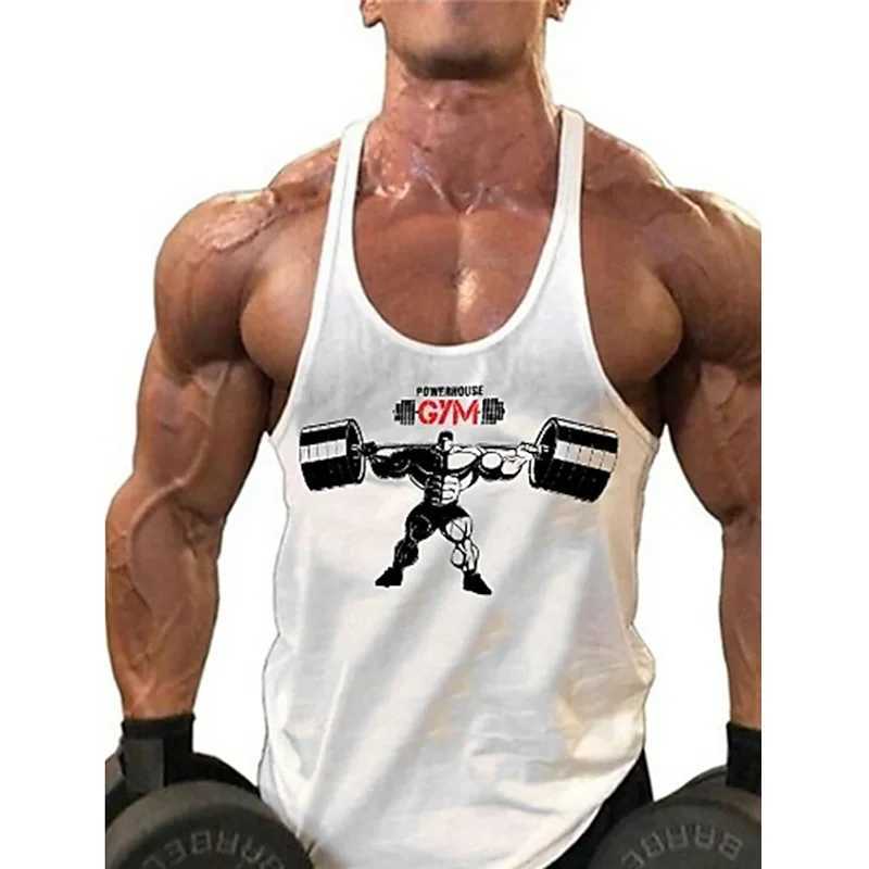 2024 New Sport Sleeveless Shirt Quick Drying Breathable Vest Mens Clothing Fashion Casual Summer Y2K T-Shirt Vest Gym WorkoutT250318