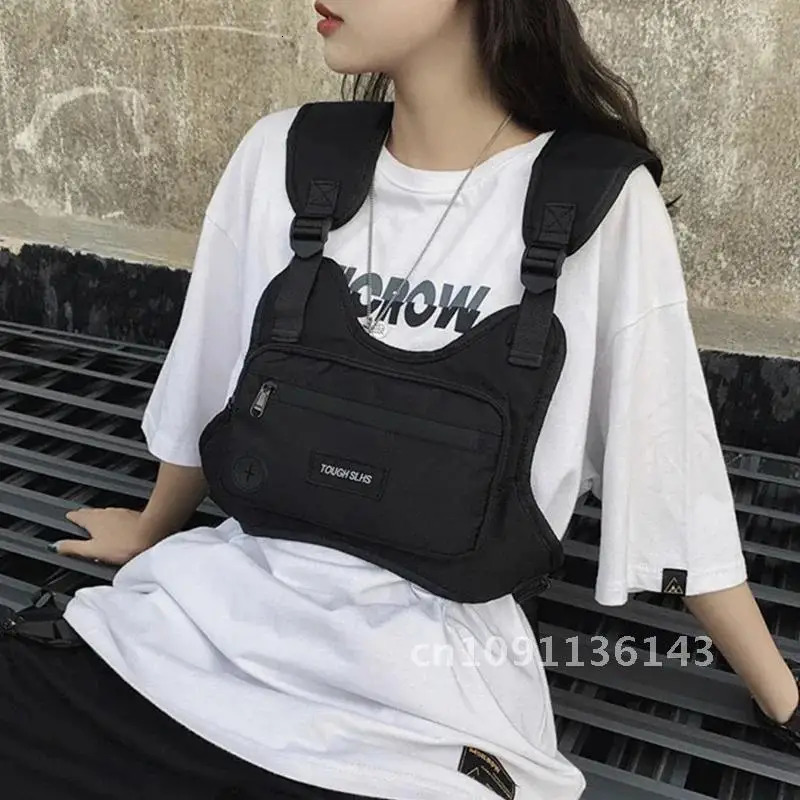 High Quality Nylon Mens Chest Pack Trend 2024 Tooling Vest Bags Multifunctional Bag Waterproof Rig Storage Unisex 250227