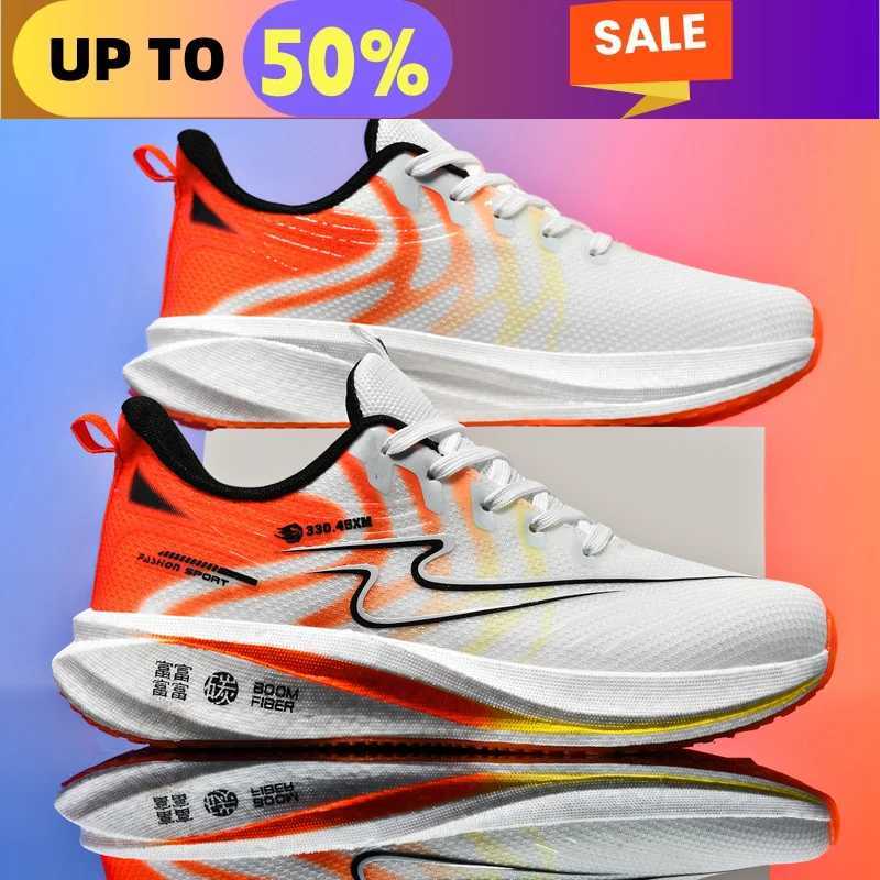 Air Cushi Running Shoes Men Sports Marath Breathable Lightweight M Cfortable Athletic Race Sneakers Hot New Carb Plate Size48 Z250307