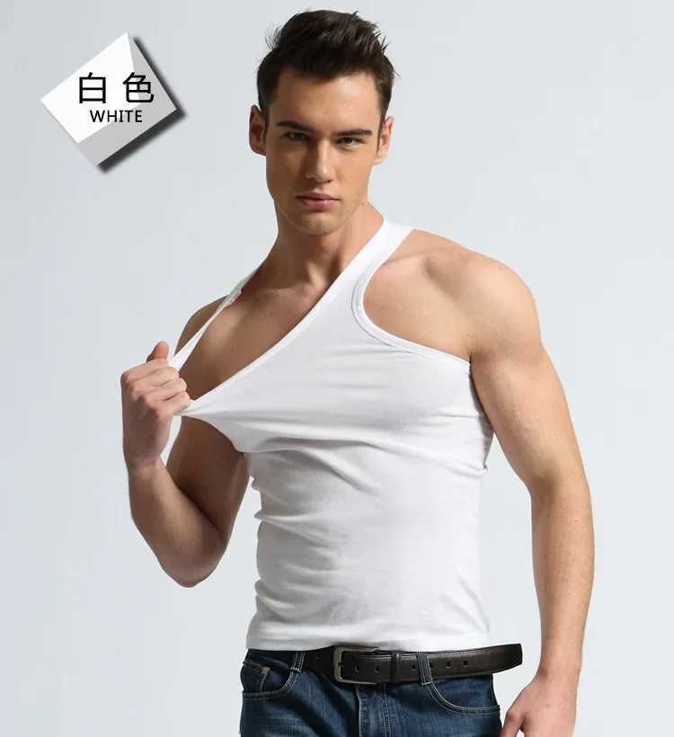 Men Muscle Vests Cotton Underwear Sleeveless Tank Top Solid Muscle Vest Undershirts O-neck Gymclothing Bodybuilding Tank TopsT250318