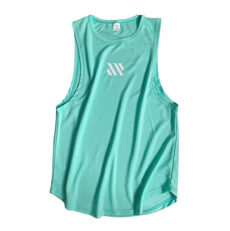 2022 Mens Gym Tank top Men Fitness Sleeveless Shirt Male Mesh Breathable Fitness Sports Vest Undershirt Gyms Running Vest MenT250318