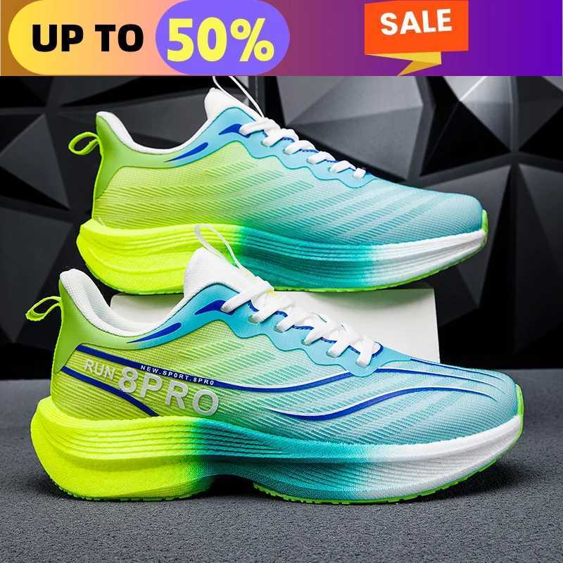 Men Running Sport Shoes Casual hot Marathon Carbon Plate AirCushion Breathable Wens Cfortable Athletic Training Fiess Sneakers Z250310