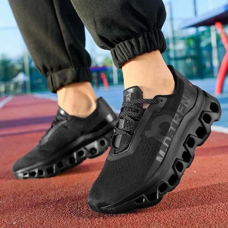 Summer Mens Trendy Casual Shoes - Breathable Cushio for Chic Running Sports Z250411