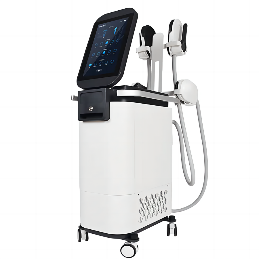 Professional 4 Handles EMS Body Sculpting Slim Body Shaping Muscle Stimulator Slimming Machine