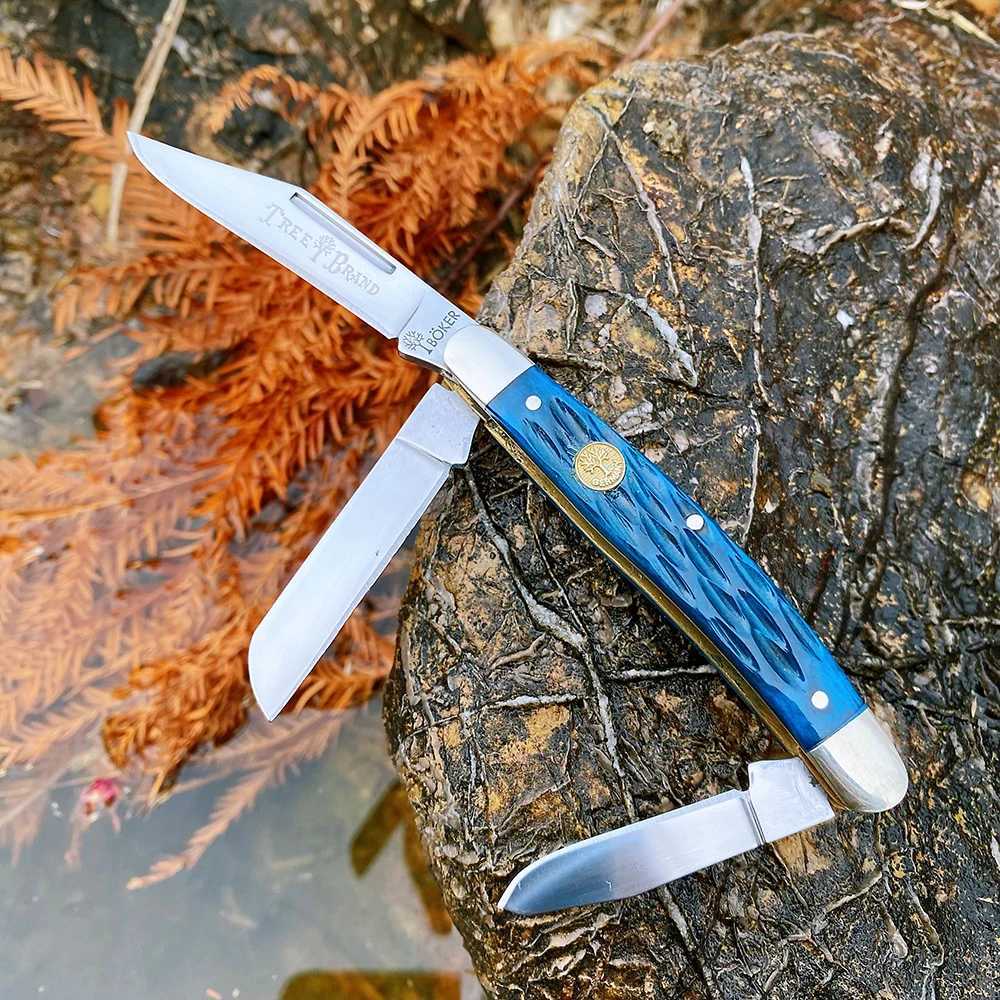 Watchman Knife Slip Joint Folding Blade Pocket Knives with Traditional Hunting Fishing Cam Tactical High qualityXJ250307