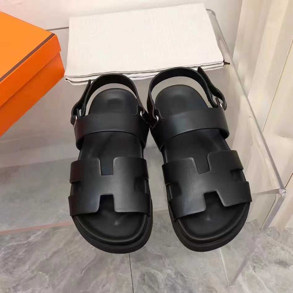 Red soled shoes, slippers, sandals, sports shoes, boots Large Word Velcro Roman Sandal