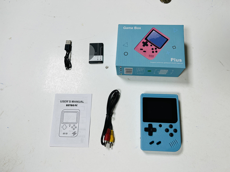 Mini Retro Handheld Portable Game Players Video Console Nostalgic handle Can Store 400 super Games 8 Bit Colorful LCD