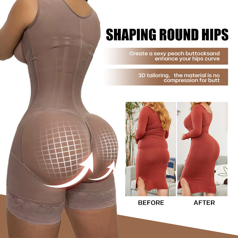Colombian Girdles Shapers for Abdomen Control Reducing Body Shaper High Comprssion Fajas Colombianas 7086