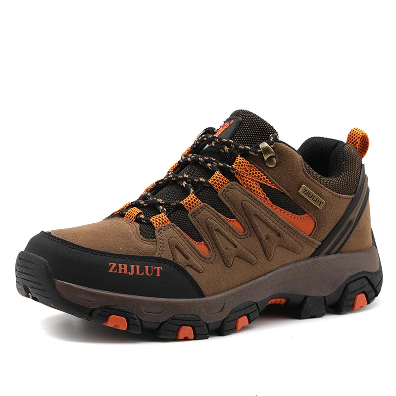 Men Women Outdoor Hiking Shoes Non Slip Sneakers Suede Walking Footwear Summer Rubber Fall Proper Trail Running Shoes 13 250304