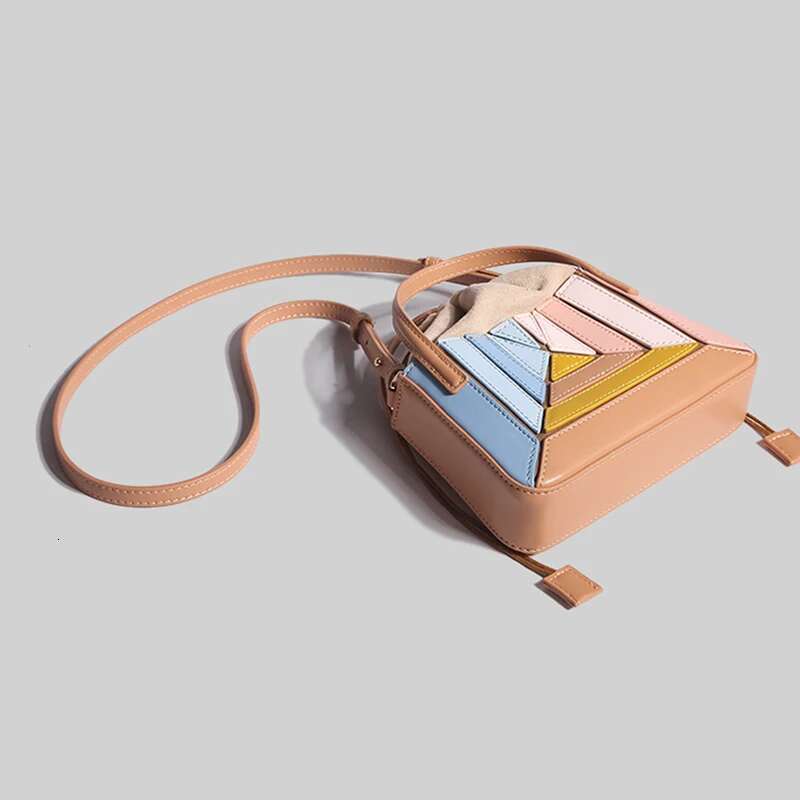 Contrast Purses Handbags For Women Designer 2023 New In Fashion High Quality Lady Square Small Shoulder Crossbody Bags